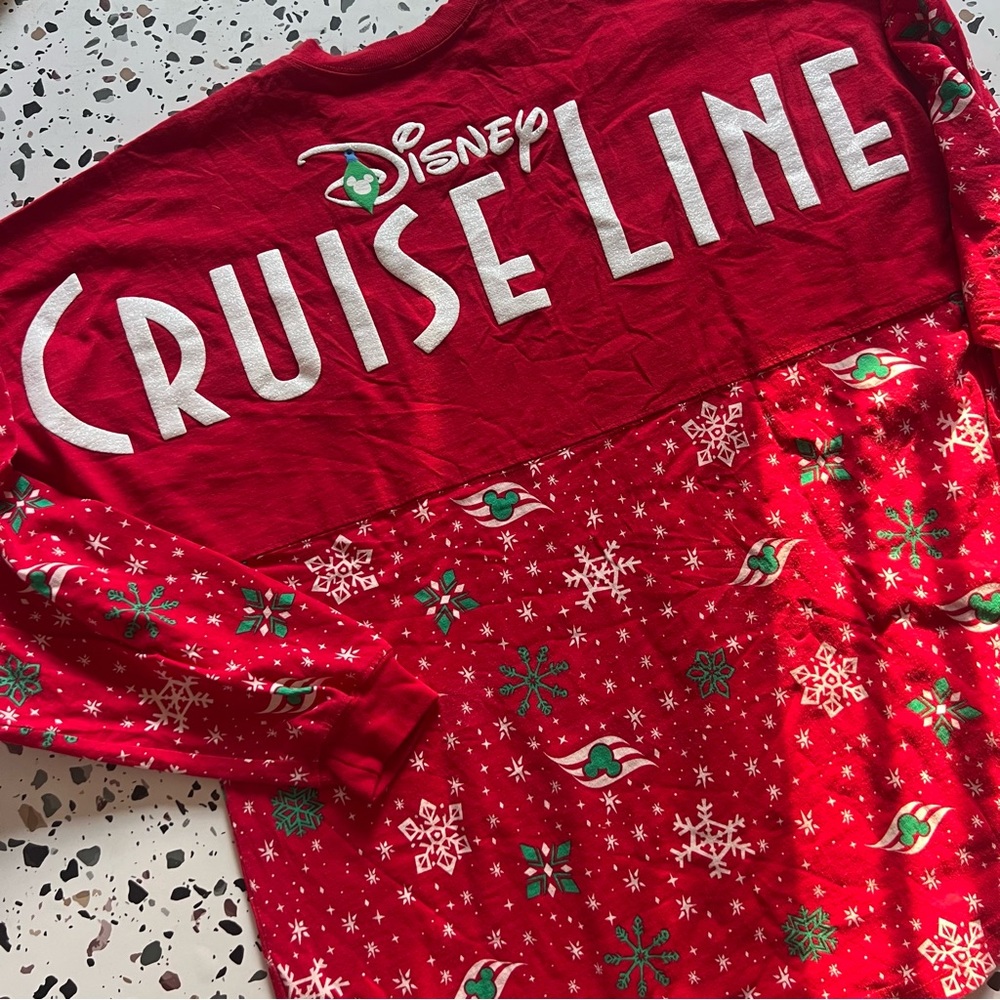 Disney Cruise Line Spirit Jersey (Holiday on the High Seas) (M)